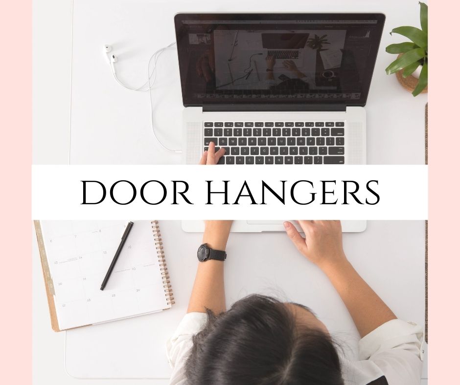 door hangers button