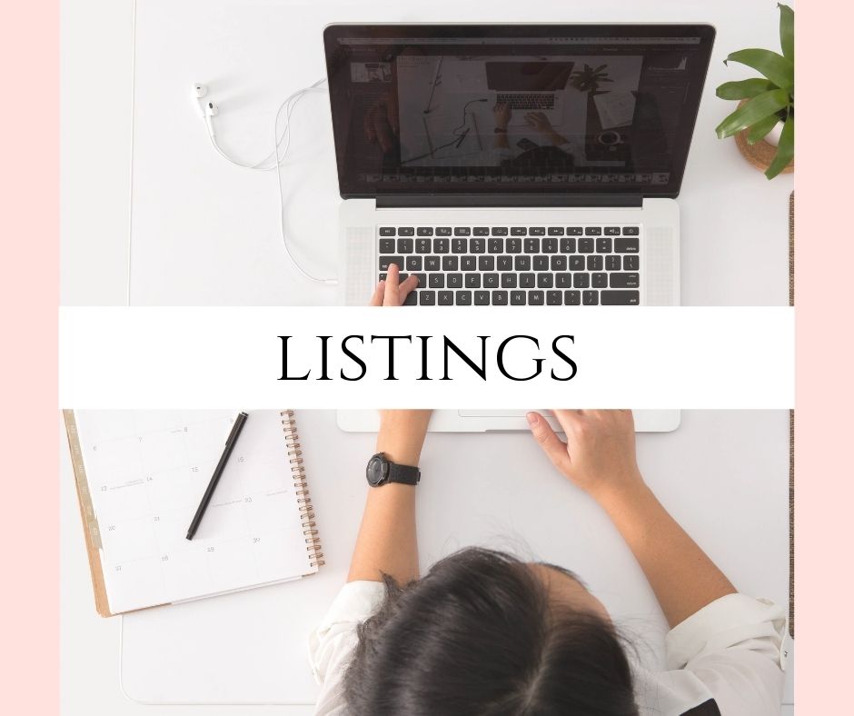 listings button